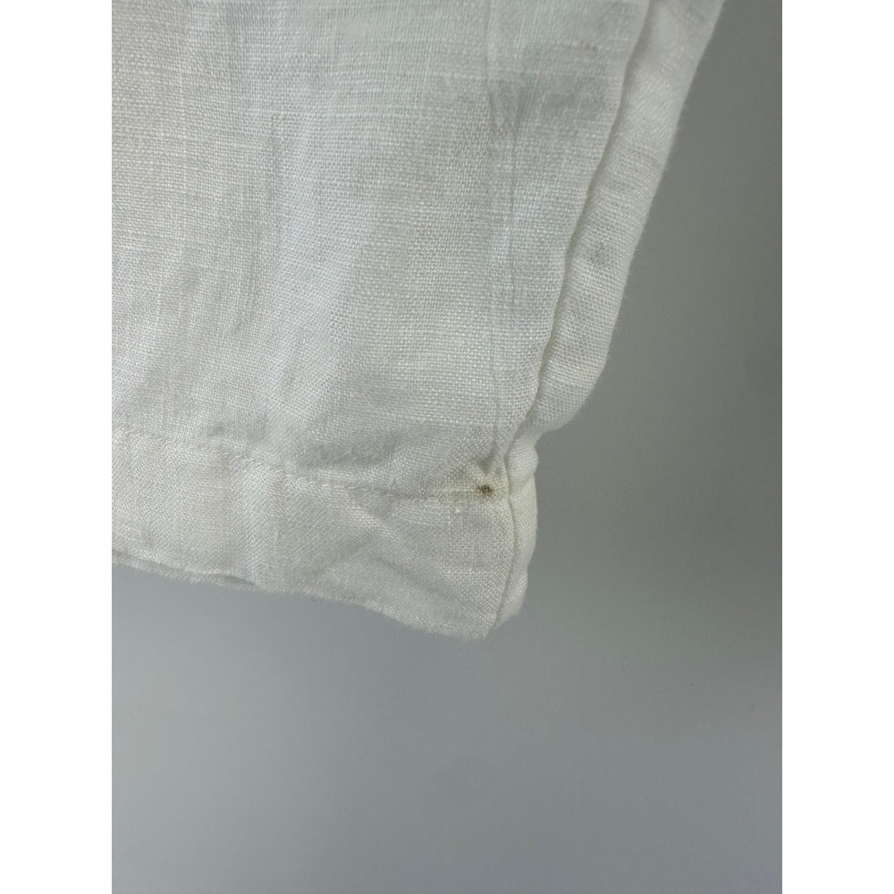 Quince White European Flax Linen Pant Pull On Relaxed Comfort Pockets Small - Picture 5 of 16